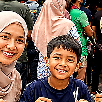 Avatar pelanggan sebenar