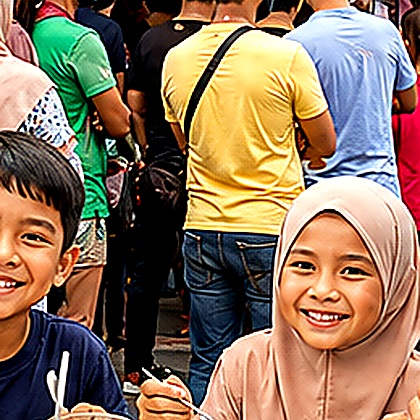 Avatar pelanggan sebenar