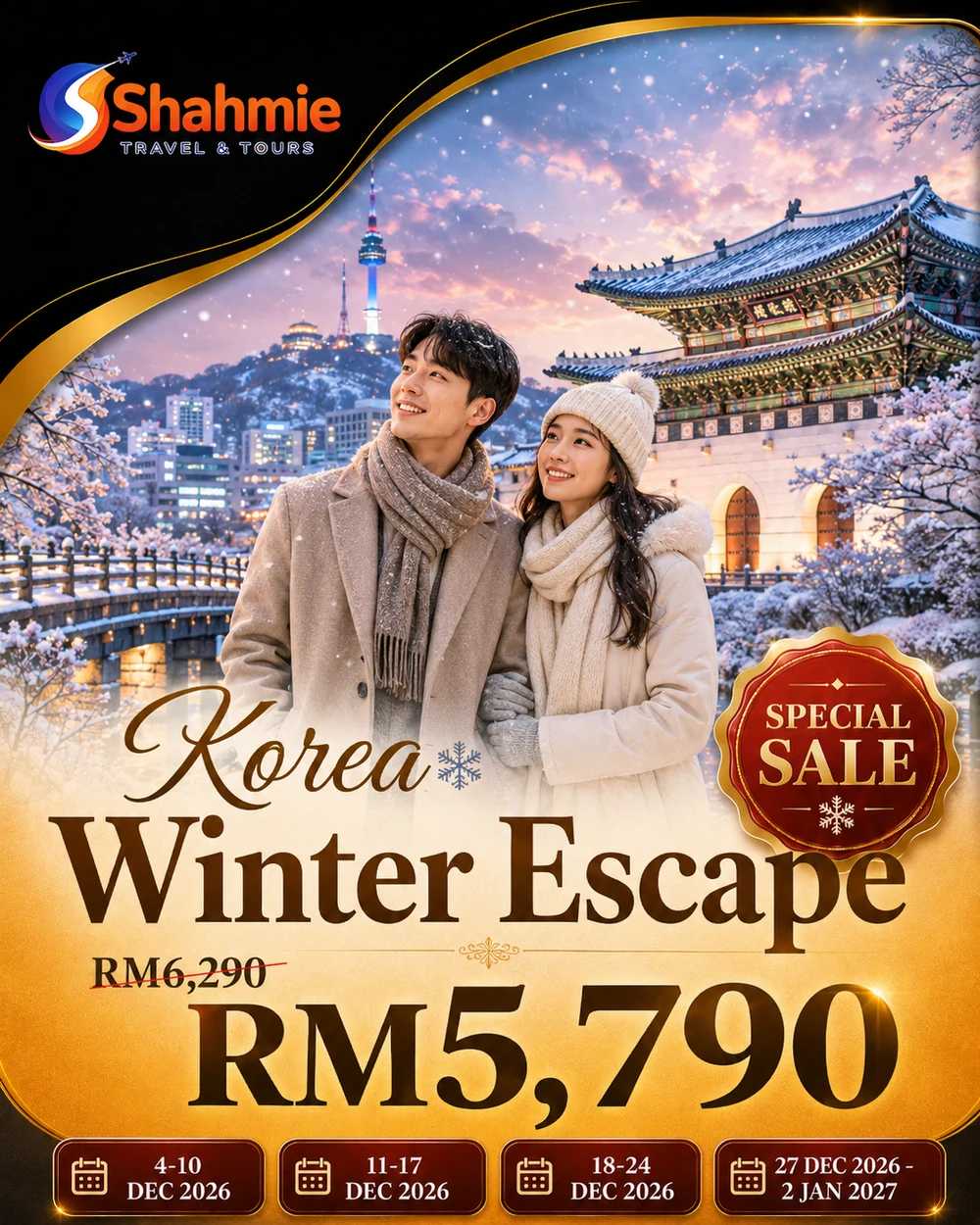 Poster Korea Winter Escape