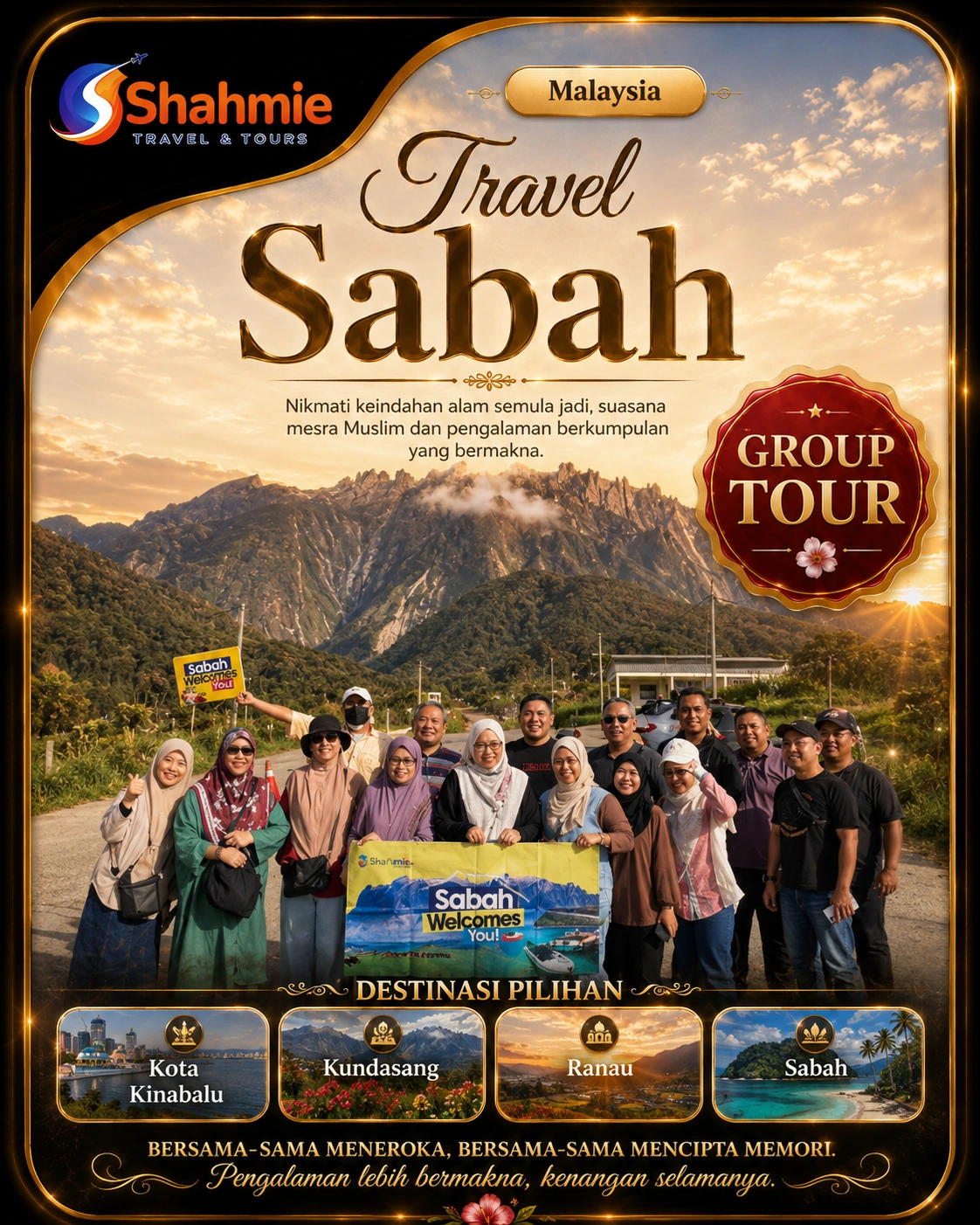 Poster Sabah Kundasang